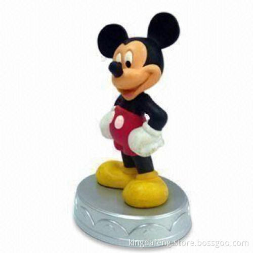 Plastic Cartoon Figure with Solid Inside, Can Accord with EN71, ASTM, ST2002 Safety Standards